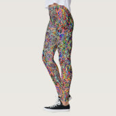 Leggings voor gemengde kleurrijke bloemen (Links)