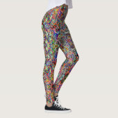 Leggings voor gemengde kleurrijke bloemen (Rechts)