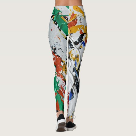 Leggings voor gemorste verf (Achterkant)