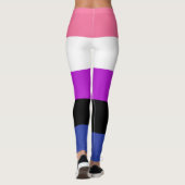 Leggings voor Gendervloeiende vlag (Achterkant)