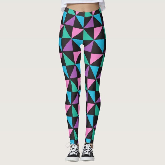 Leggings voor geometrische Mode Designer (Voorkant)