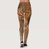 Leggings voor gesmolten "koperen" afdrukken (Achterkant)