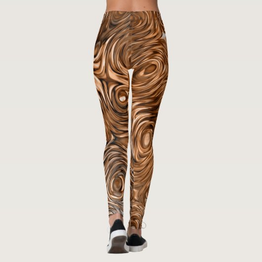 Leggings voor gesmolten "koperen" afdrukken (Achterkant)