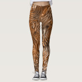 Leggings voor gesmolten "koperen" afdrukken (Voorkant)