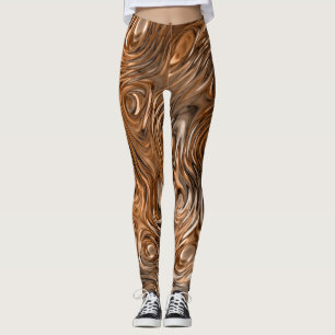 Leggings voor gesmolten "koperen" afdrukken