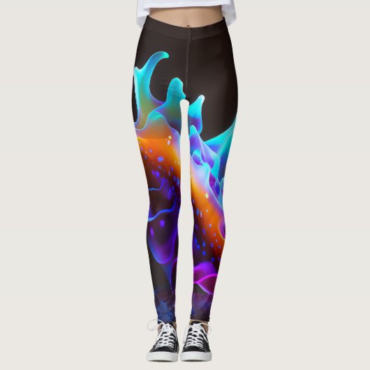 Leggings voor gloeiend filiaal (Voorkant)