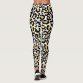 Leggings voor Gold-, witte en zwarte bladeserver (Achterkant)