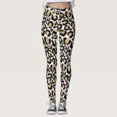 Leggings voor Gold-, witte en zwarte bladeserver (Voorkant)