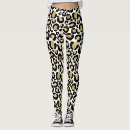Leggings voor Gold-, witte en zwarte bladeserver