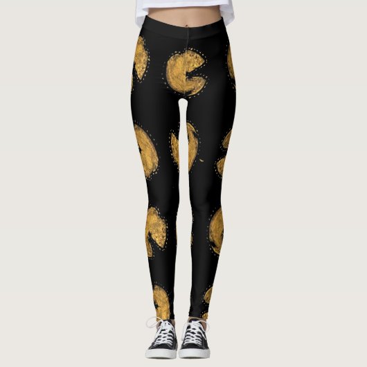 Leggings voor Golden Print (Voorkant)