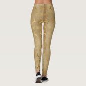 Leggings voor goudrenken en sneeuwvlokken (Achterkant)