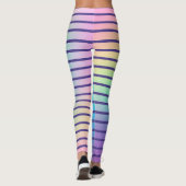 Leggings voor gradiëntstrips voor zachte regenboog (Achterkant)