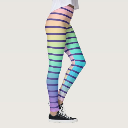 Leggings voor gradiëntstrips voor zachte regenboog (Rechts)