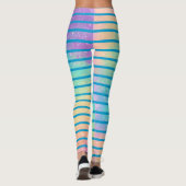 Leggings voor gradiëntstrips voor zachte regenboog (Achterkant)