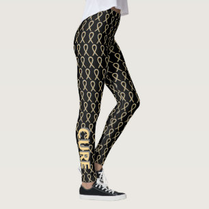 Leggings voor grijze & goudbewustwording
