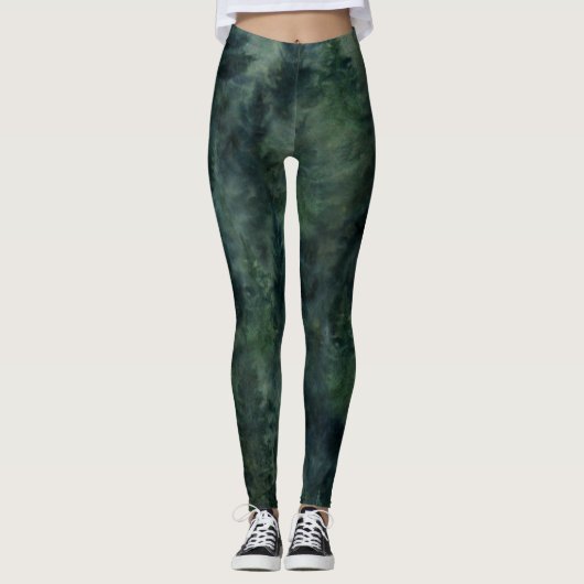 Leggings voor groen bos (Voorkant)