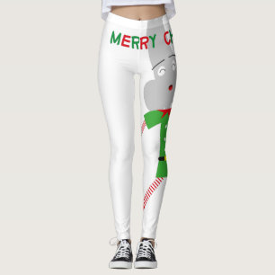 leggings voor groen rode kerst - engelse kerst