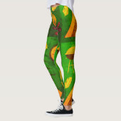 Leggings voor groene campagne voor textuureffecten (Links)