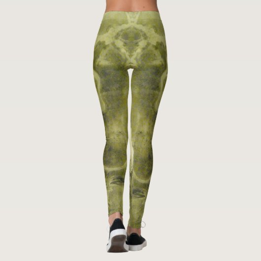 Leggings voor groene dragon (Achterkant)