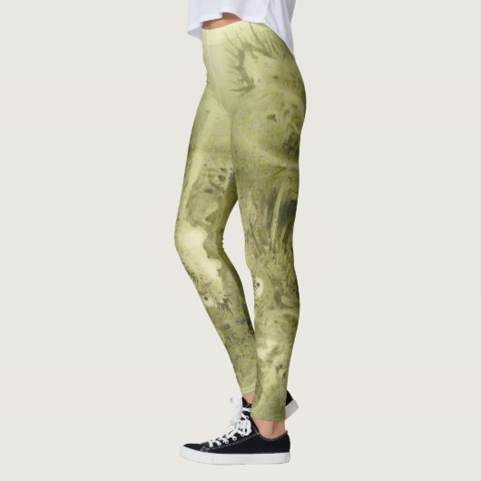 Leggings voor groene dragon (Links)