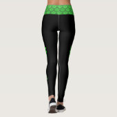 Leggings voor groene dragon (Achterkant)