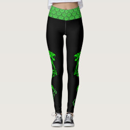 Leggings voor groene dragon