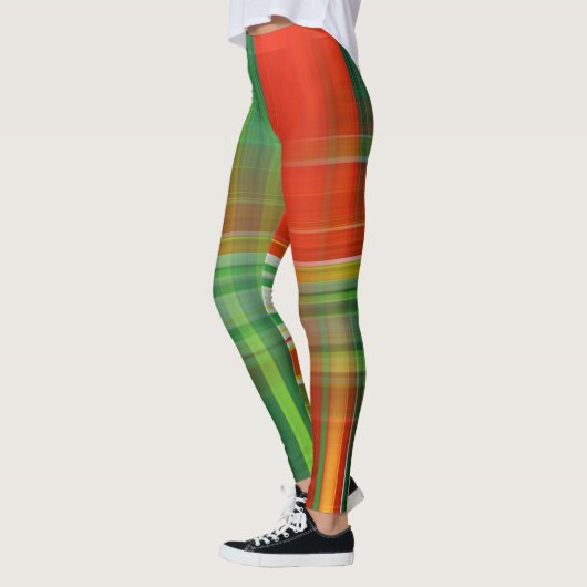 Leggings voor groene en rode kerst (Links)