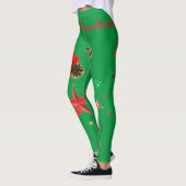 Leggings voor groene kerstversieringen (Links)