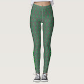 Leggings voor groene leesbaarheid met aangepaste w (Voorkant)