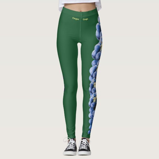 Leggings voor groene oregon-druiven (Voorkant)
