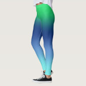 Leggings voor groene zeemacht Aqua Gradient (Links)
