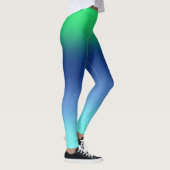 Leggings voor groene zeemacht Aqua Gradient (Rechts)
