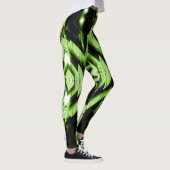 Leggings voor groene/zwarte vrouwen (Rechts)