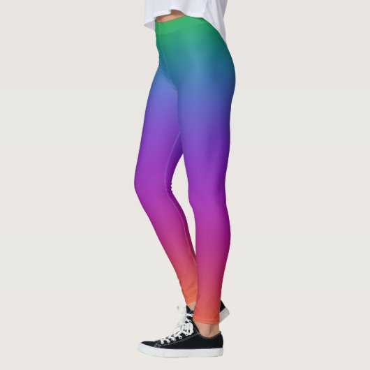 Leggings voor heldere regenboogkleuren (Links)