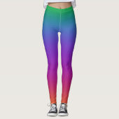 Leggings voor heldere regenboogkleuren (Voorkant)