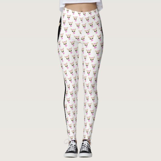 Leggings voor het afdrukken van Chi Yum Yum — logo (Voorkant)