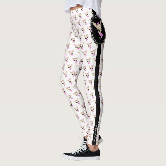Leggings voor het afdrukken van Chi Yum Yum — logo (Links)