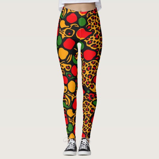 Leggings voor het afdrukken van dieren (Voorkant)