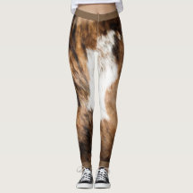 leggings voor het afdrukken van koeienhuiden