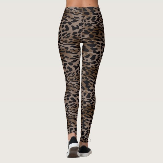 Leggings voor het afdrukken van luipaarden (Achterkant)