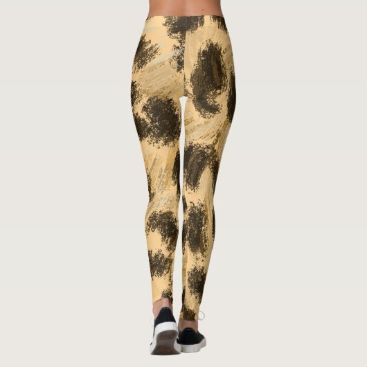 Leggings voor het afdrukken van luipaarden (Achterkant)