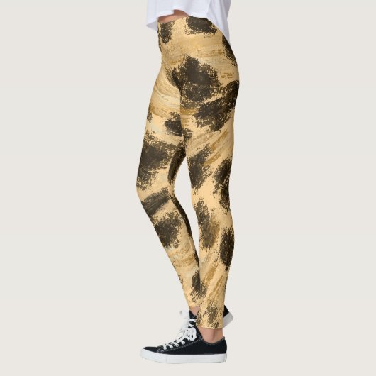 Leggings voor het afdrukken van luipaarden (Links)