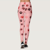 Leggings voor het afdrukken van pagina's voor Hond (Achterkant)