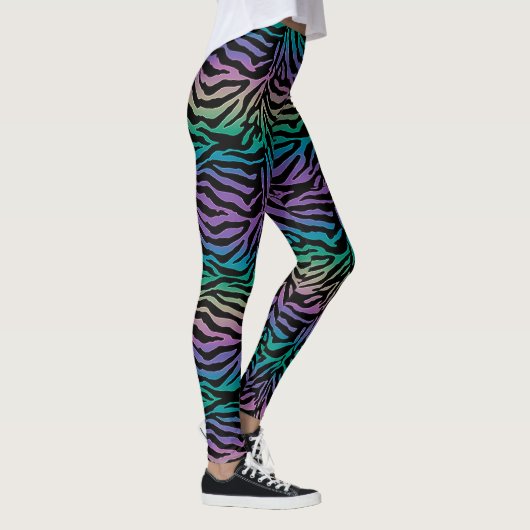 Leggings voor het afdrukken van Zebra met volledig (Rechts)