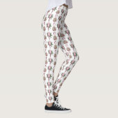 Leggings voor het bruinroze rozenrood (Rechts)
