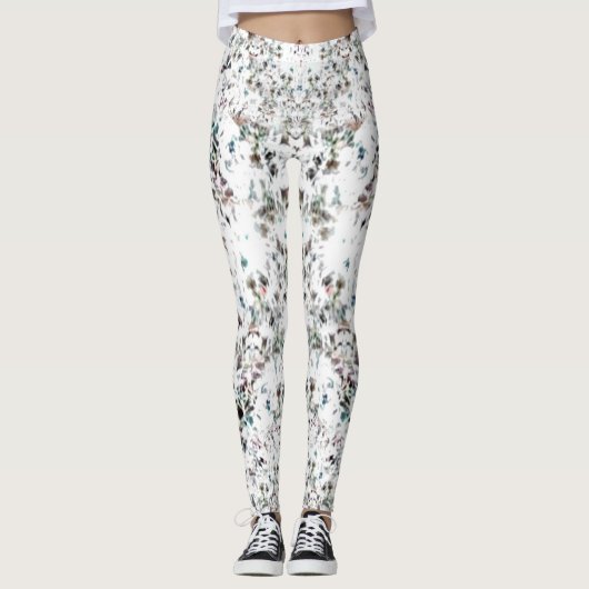Leggings voor het dempen van zilveren joden afdruk (Voorkant)