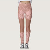 Leggings voor het huidkleur-effect op pure kant pa (Voorkant)
