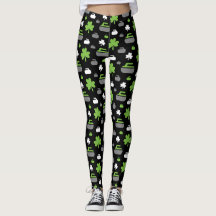 Leggings voor het krullen van Rocks en Shamrocks