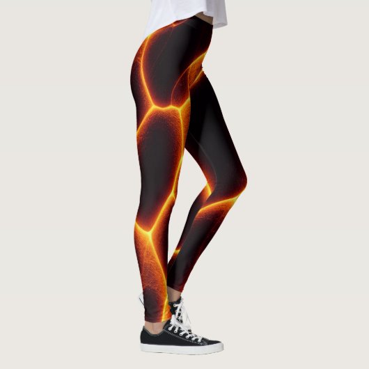 Leggings voor het lava-patroonpatroon (Rechts)