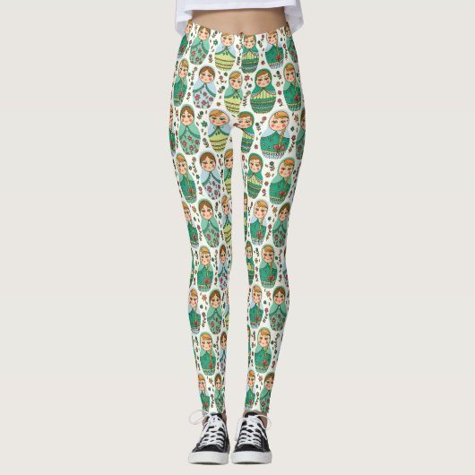 Leggings voor het nesten van het Doll Patroon (Voorkant)